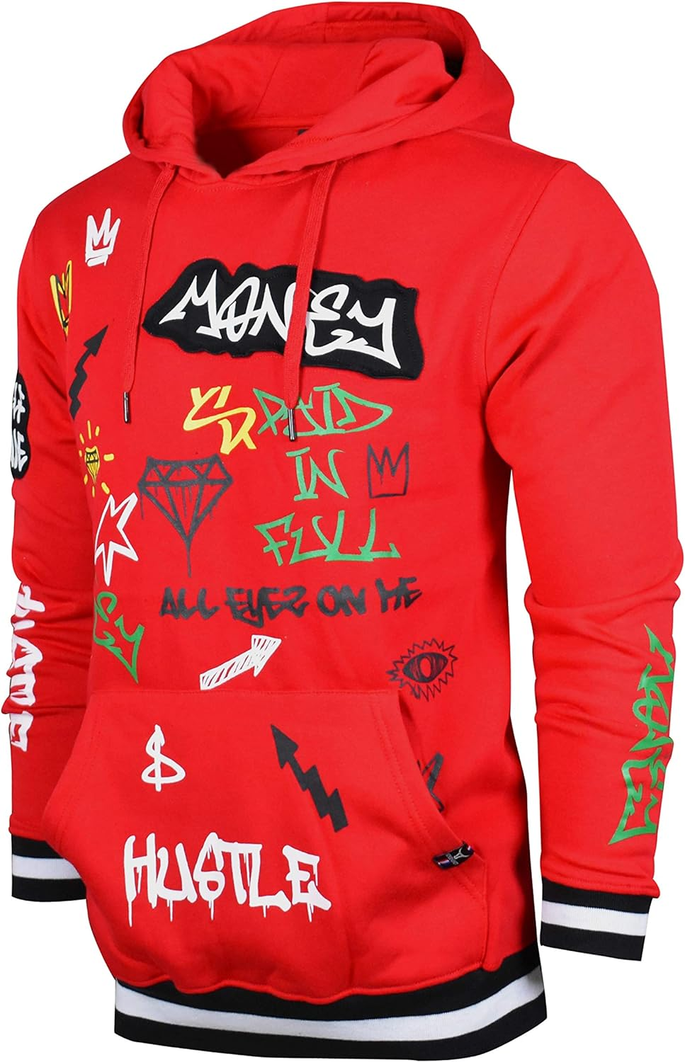 Mens Urban Premium Pullover Fleece Hoodie