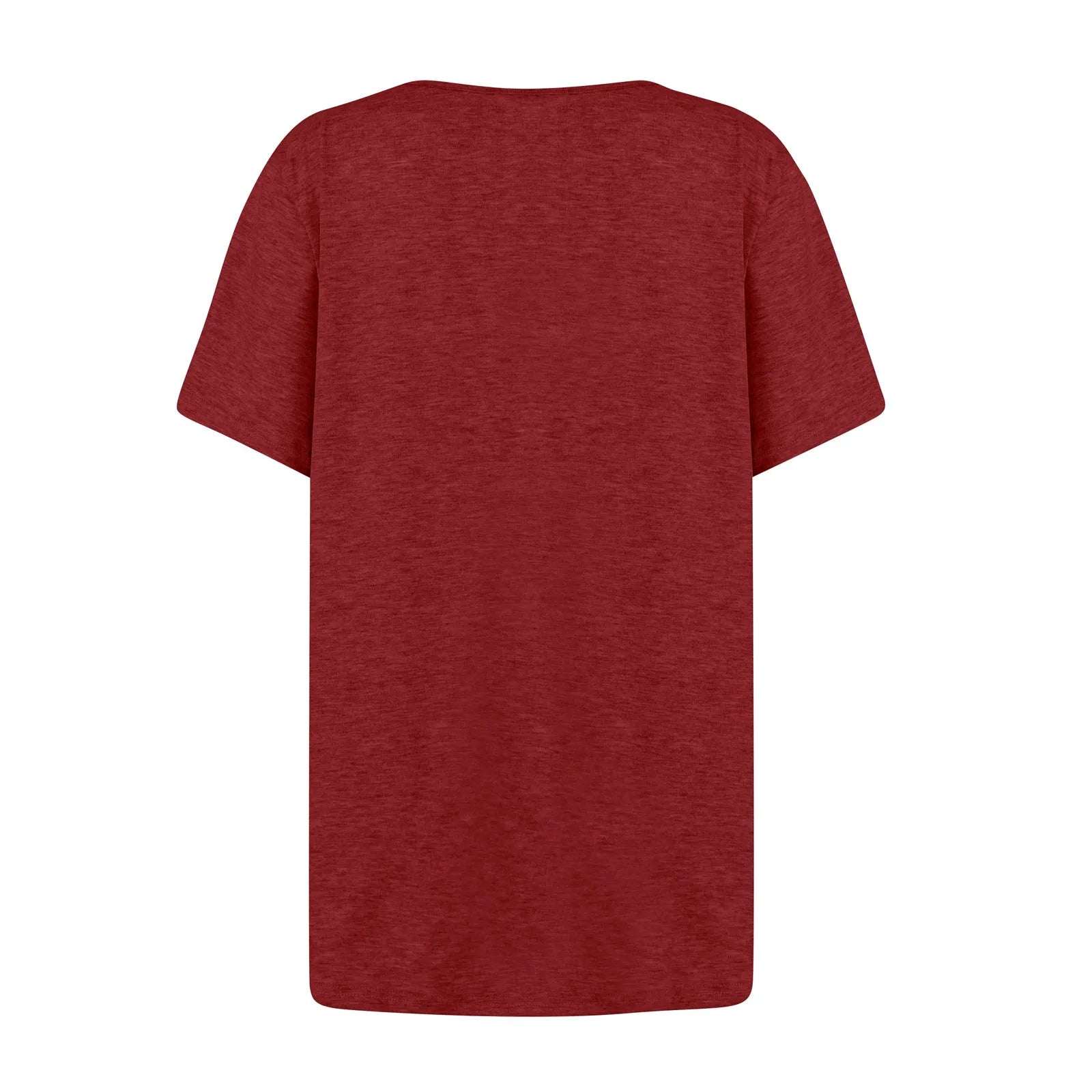Summer Casual ButtonShort Sleeve V Neck Oversized Clothing