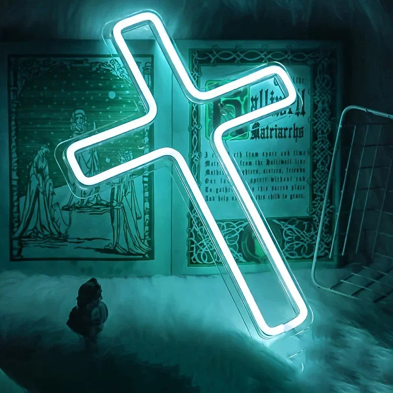 Cross Neon Sign