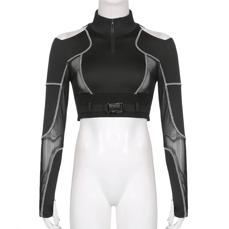 AltGoth Emo  T-shirt  Long Sleeve Techwear