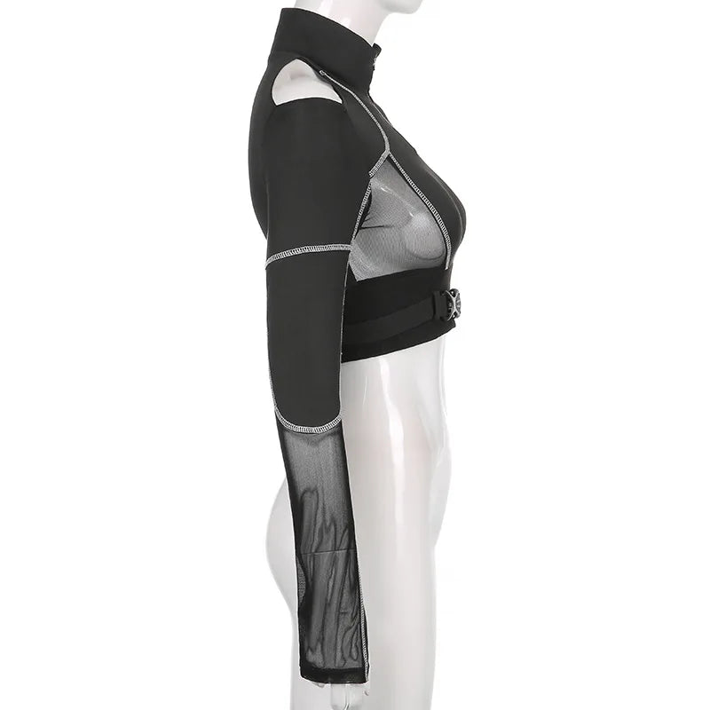 AltGoth Emo  T-shirt  Long Sleeve Techwear