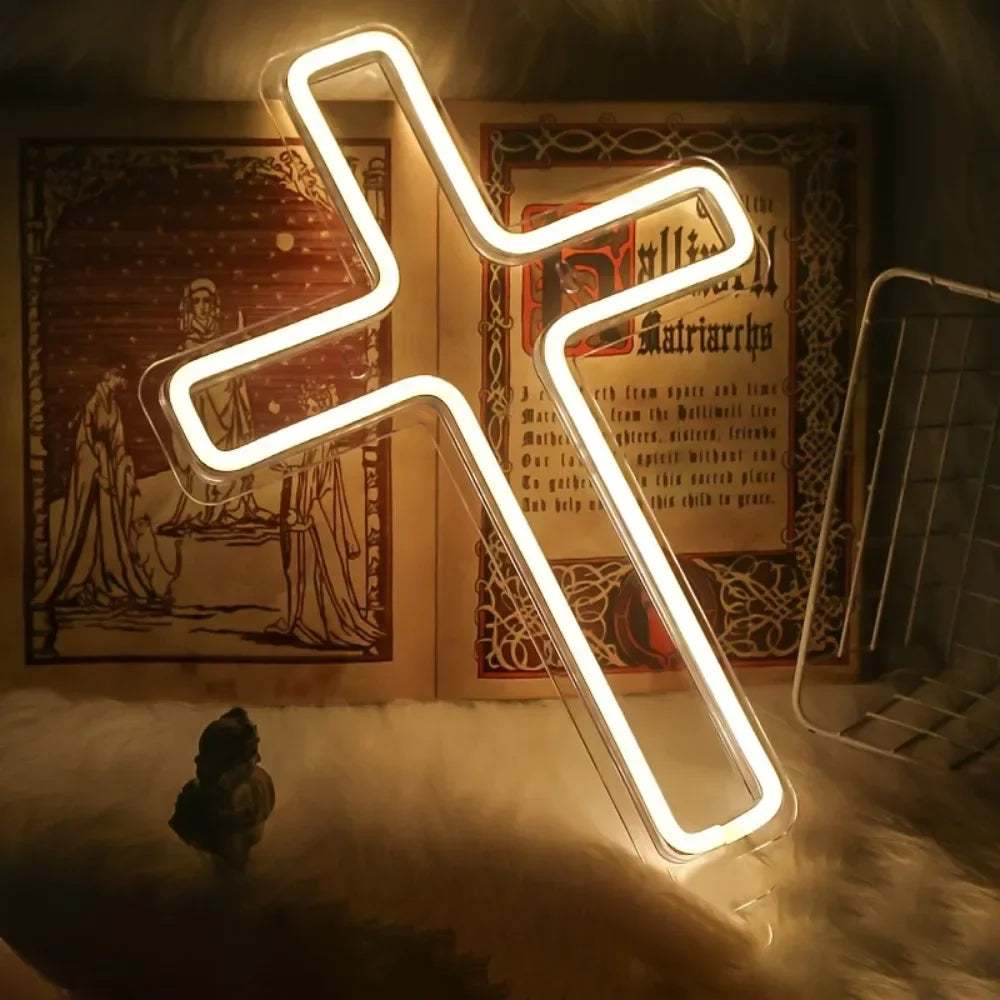 Cross Neon Sign