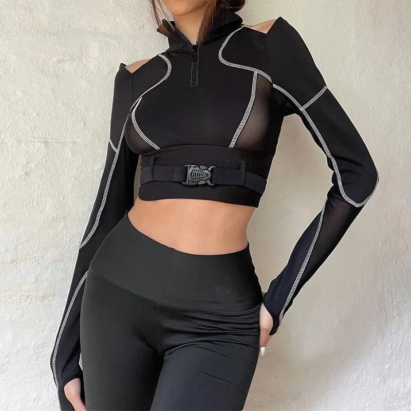 AltGoth Emo  T-shirt  Long Sleeve Techwear