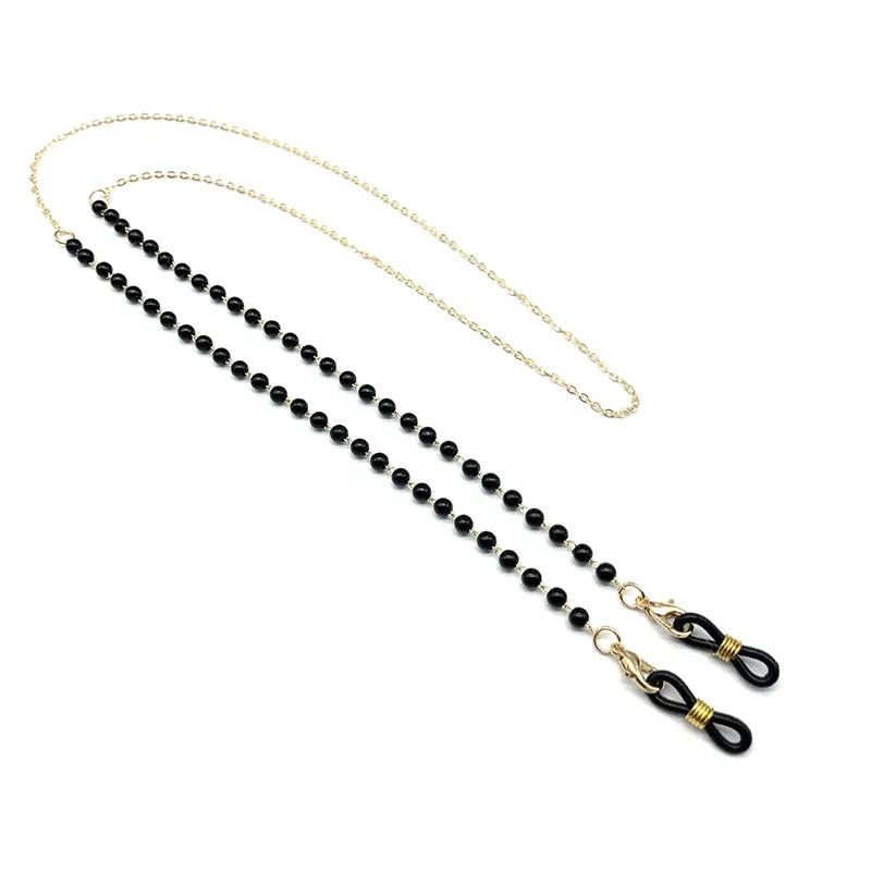 Fashion Glasses Beaded Glasses Chain For Women Summer Daisy Flower Beads Hangs Mask Strap Handmade Necklace Sunglasses Lanyard