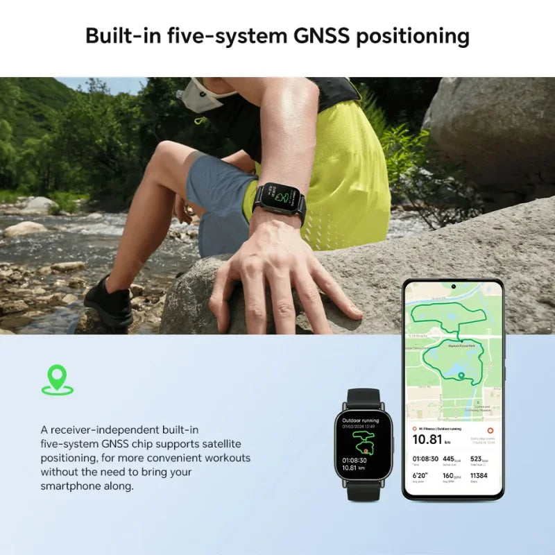 Xiaomi Redmi Watch 5 Lite Global Version 1.96 ''AMOLED Screen Bluetooth GNSS 150 + Sports Modes Blood Oxygen 18 Days Battery