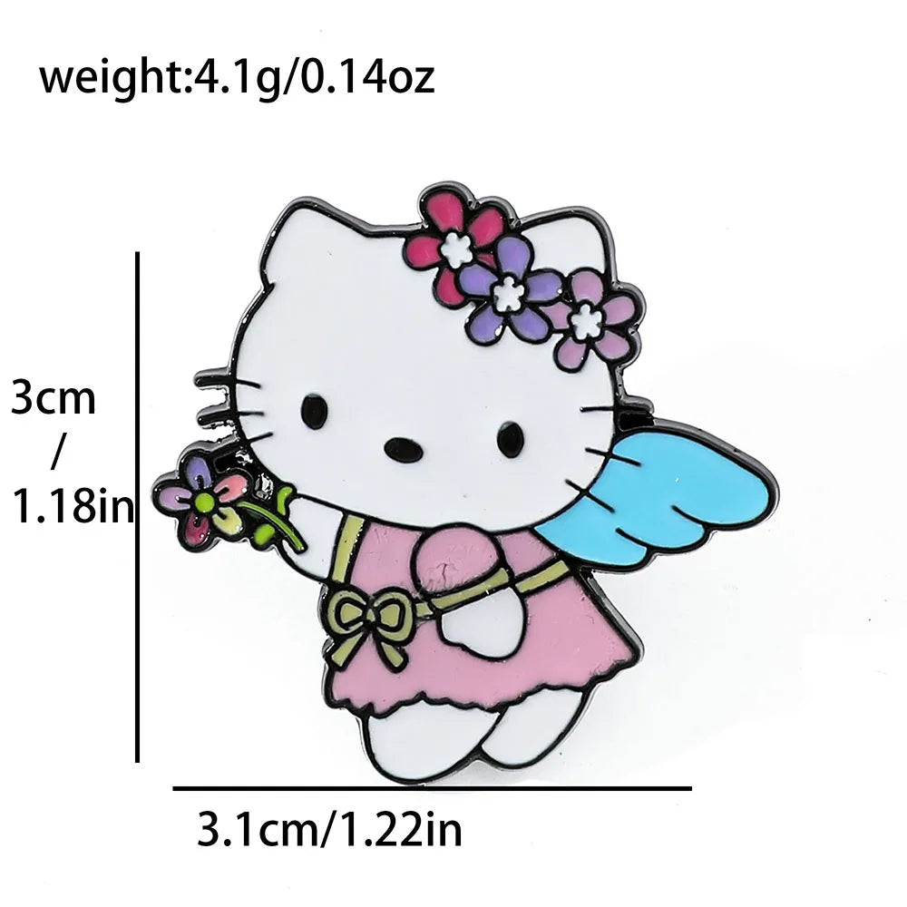 5 Pc Sanrio Metal Pin