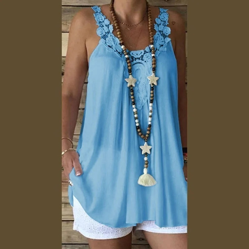 Lace Sleeveless Camisole Tank Top