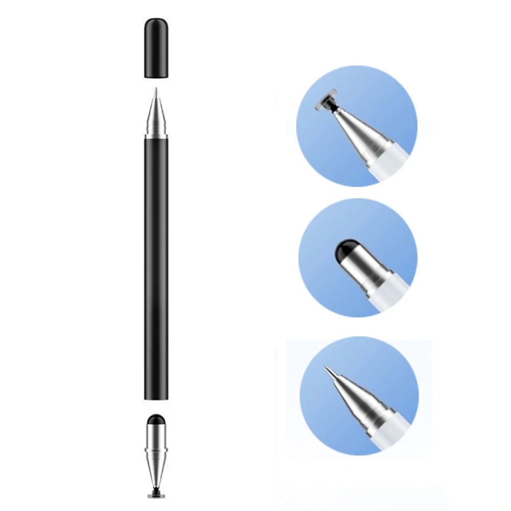 3 in 1 Stylus Pen For iOS Android Touch Pen Drawing Capacitive Pencil For iPad Samsung Xiaomi Tablet Smart phone