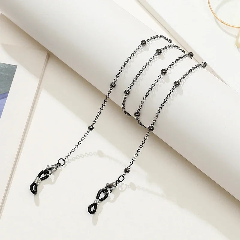 Fashion Glasses Beaded Glasses Chain For Women Summer Daisy Flower Beads Hangs Mask Strap Handmade Necklace Sunglasses Lanyard