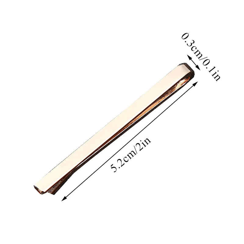 Simple Fashion Tie Clips Men'S Metal Necktie Daily Business Wedding Ceremony Tie Clip Pin Men Party Jewelry Accessories Gift