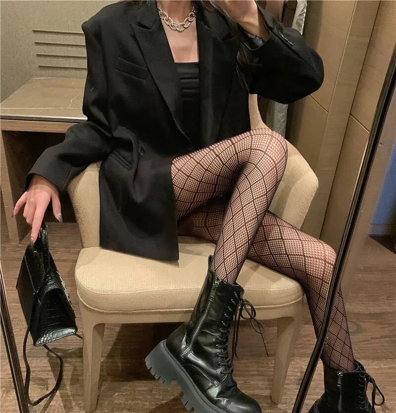 Gothic Punk Fishnet Stockings Leggings