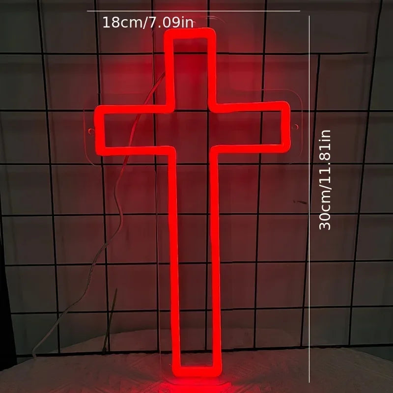 Cross Neon Sign