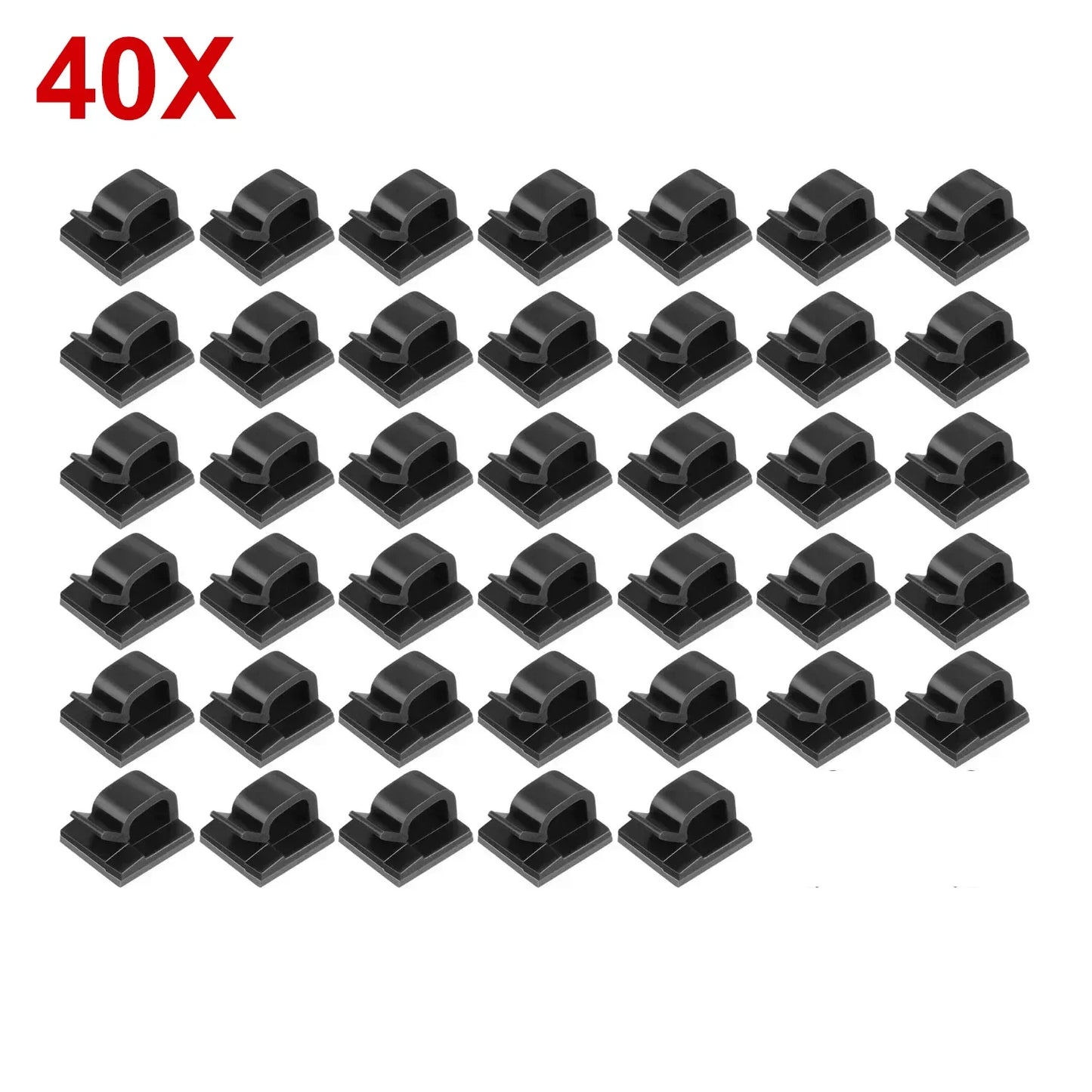 10-50Pcs Cable Organizer Clips for USB Charging Data Lines Bobbin Winder Wall Mounted Wire Holder Self-adhesive Cables Clip