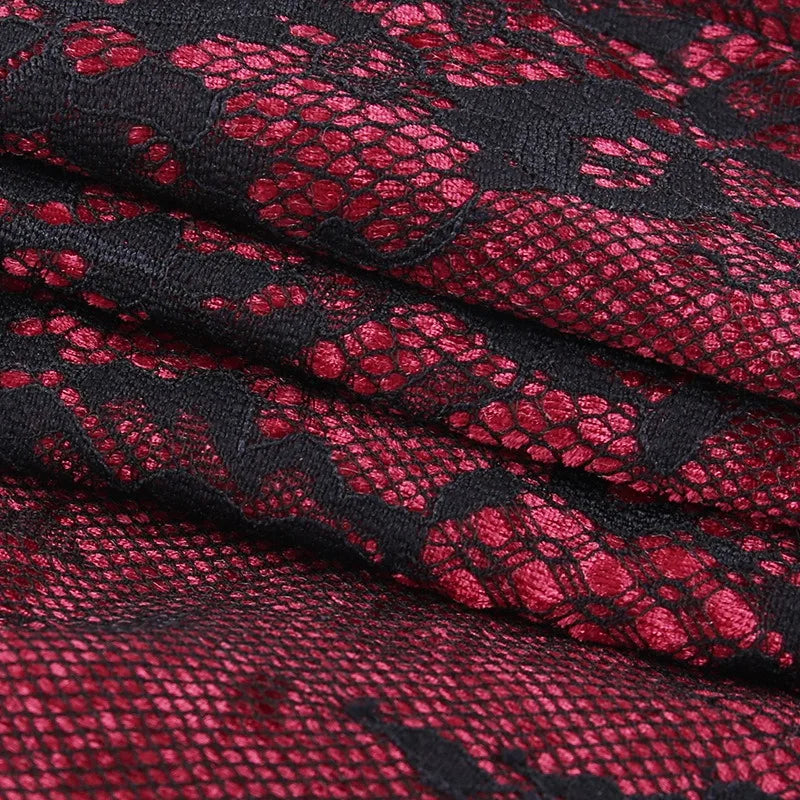 Goth Lace Top or Dress Underskirt Slim Lace