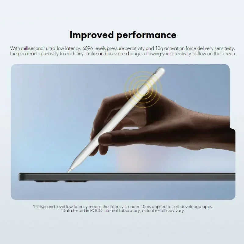 POCO Smart Pen global version Bluetooth 5.1 for POCO Pad tablet Dual-shortcut operations touch sampling rate 240Hz