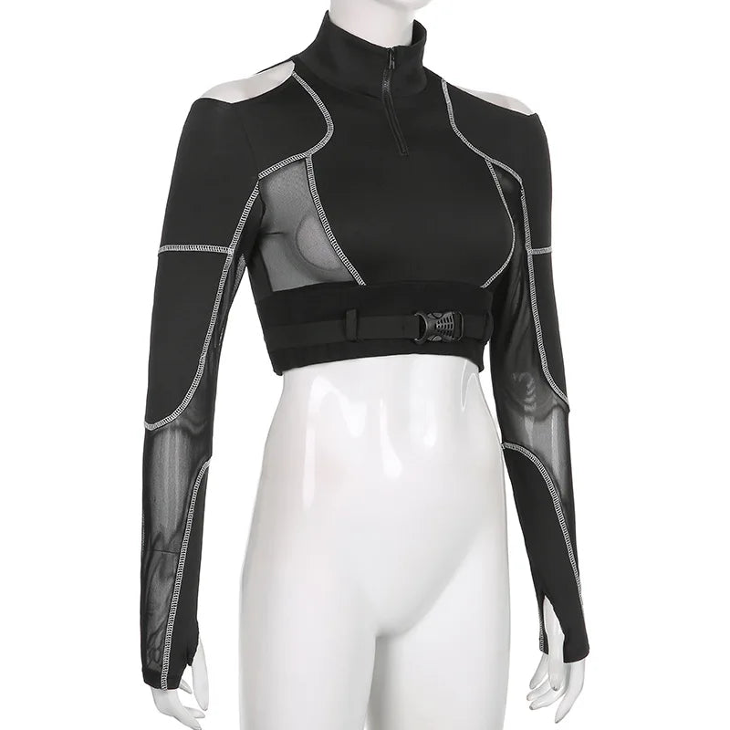 AltGoth Emo  T-shirt  Long Sleeve Techwear