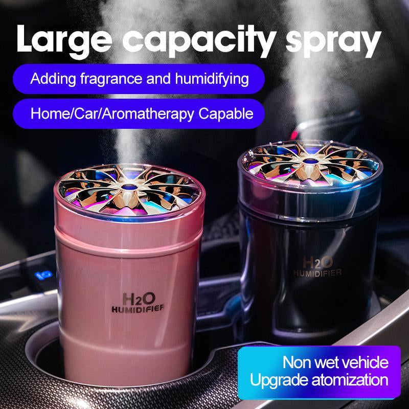 Portable 300ML USB Air Humidifier with Color LED Night Light - Perfect Aroma Diffuser for Home, Car, Office, and Bedroom