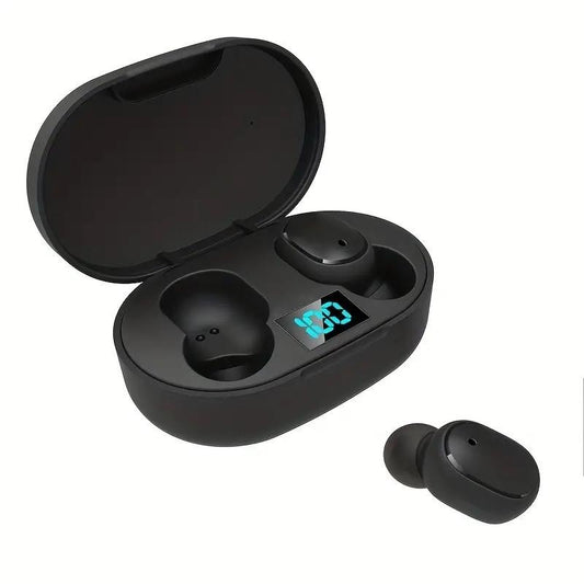 Airdots Wireless Bluetooth Earbuds - Compact Design with LED Battery Display & Noise Cancellation for Ultimate Sound Experience on IOS & Android