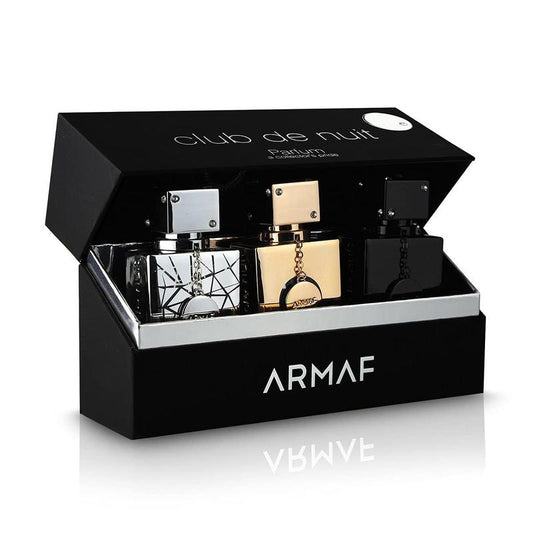 ARMAF Club De Nuit Parfum Gift Set for Men (Milestone, Sillage, Intense Men)