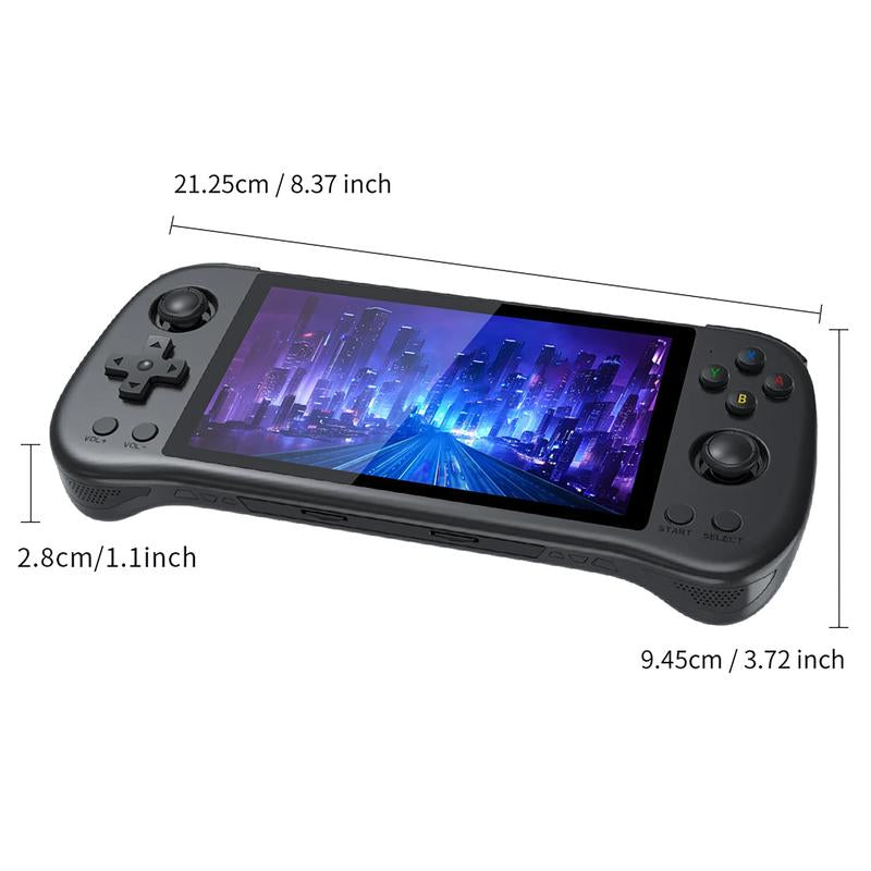 POWKIDDY 5.5 Inch IPS HD Screen Handheld Game Console, 1 Count Rechargeable Portable Handheld Game Console, Birthday Gift for Boys & Girls