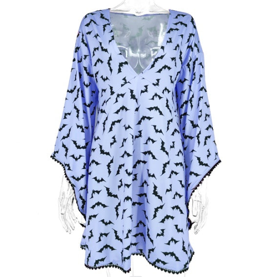 Fairy Grunge Women Dress Deep V Neck Goth