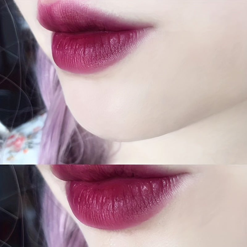 Halloween Goth Lipstick - Dark Matte Chocolate Brown and Red Shades