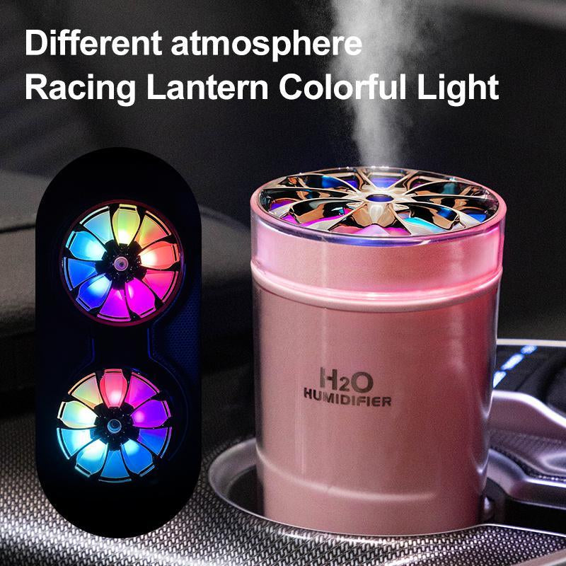 Portable 300ML USB Air Humidifier with Color LED Night Light - Perfect Aroma Diffuser for Home, Car, Office, and Bedroom