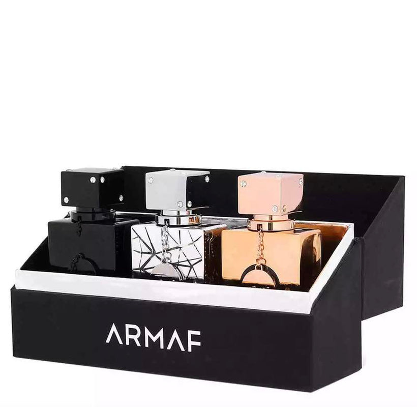 ARMAF Club De Nuit Parfum Gift Set for Men (Milestone, Sillage, Intense Men)