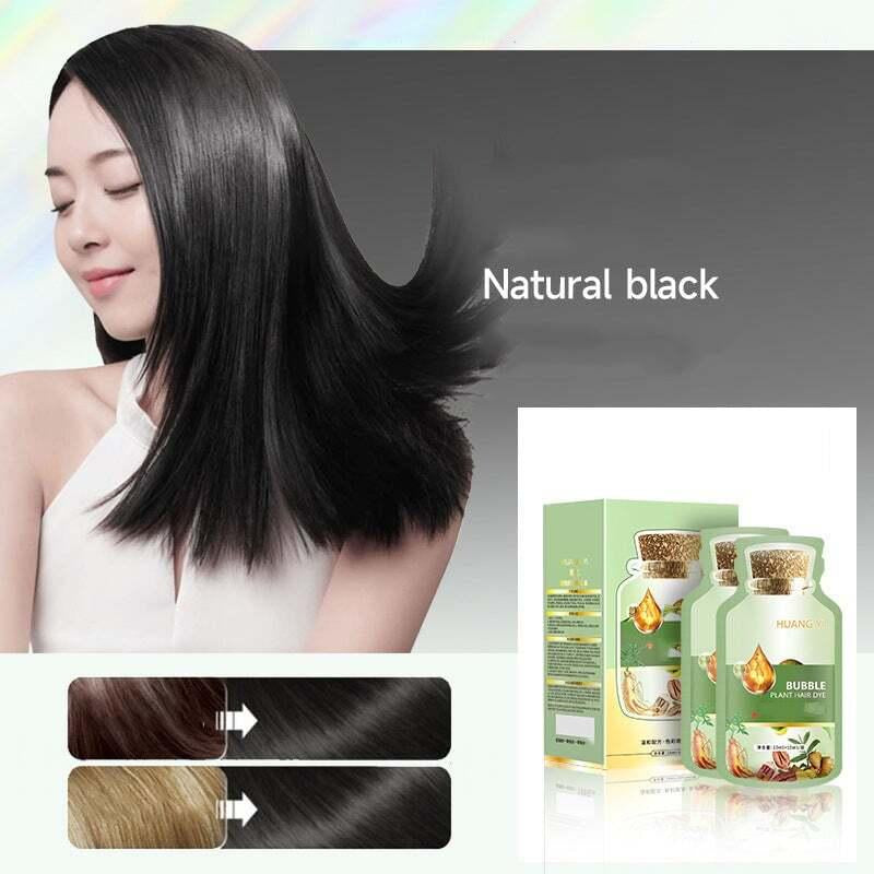 Natural Plant Hair Dye Shampoo (Covers Gray Hair)