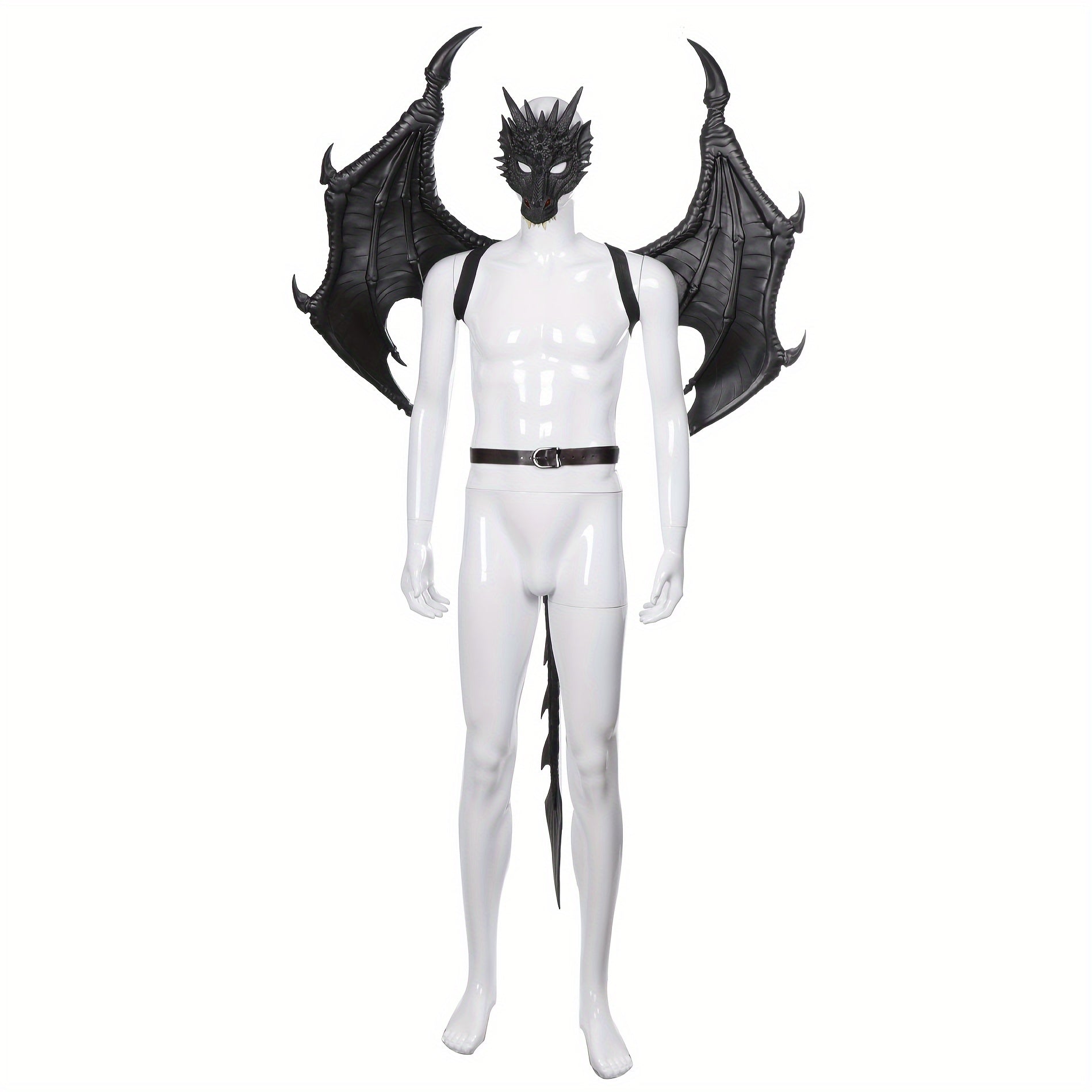 Delicate Retro Punk Oversize PU Foam Dragon Wings