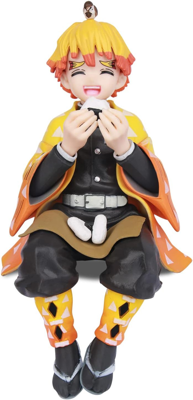 Anime Action Figure Statues Kamado Tanjirou Character Figure Model Toy Display Ornaments Gift Collection for Kids Fans (Agatsuma Zenitsu)