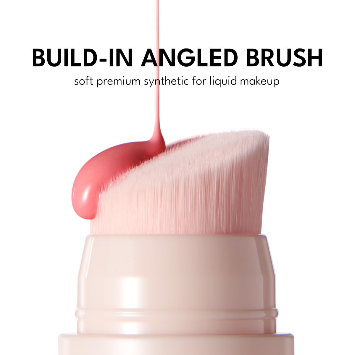 Liquid Cream Blush Stick Makeup for Cheeks | Build-In Brush - Application & Blending All in One #L001 + #L003