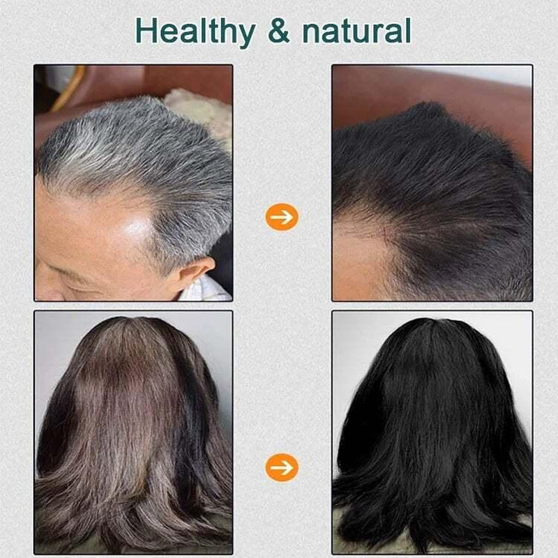 Natural Plant Hair Dye Shampoo (Covers Gray Hair)