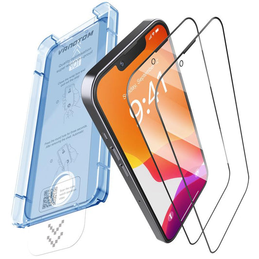 Anti-Peeping Tempered Glass Screen Protector, 2Pcs/Set Full Screen Coverage Protective Film, Durable Phone Screen Protector for Iphone 6 7 8 X 11 12 13 14 15 plus 15 Pro Max