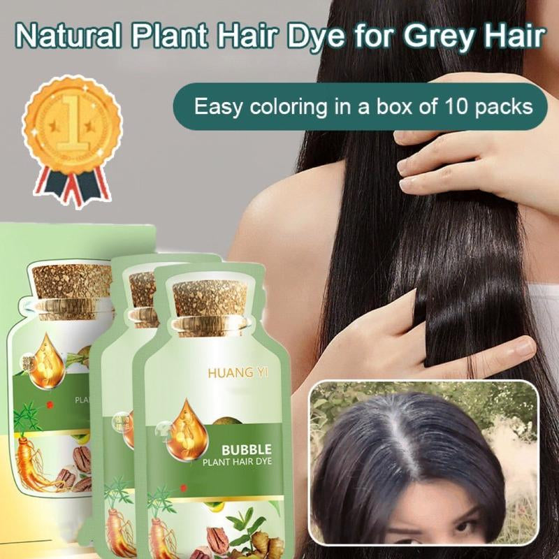 Natural Plant Hair Dye Shampoo (Covers Gray Hair)