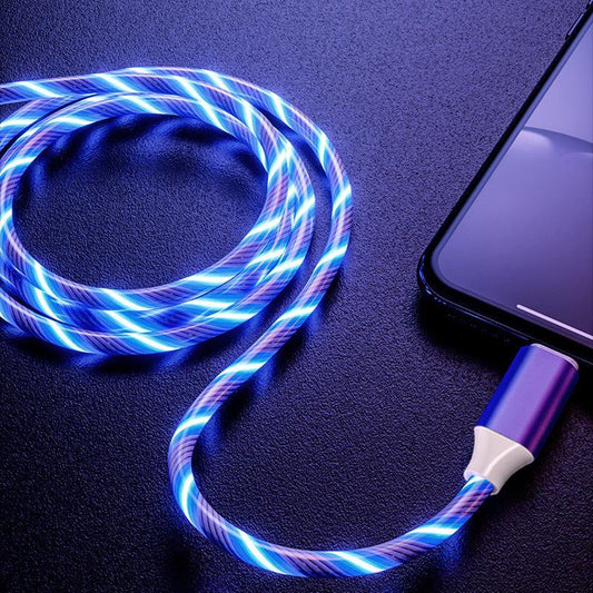 Glowing Lightning Data Cable - Fast Charging USB Cable for iPhone